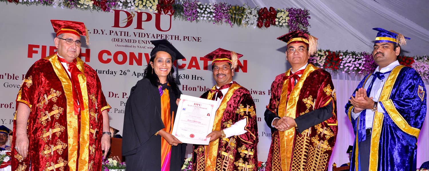 DY Patil University Online Convocation