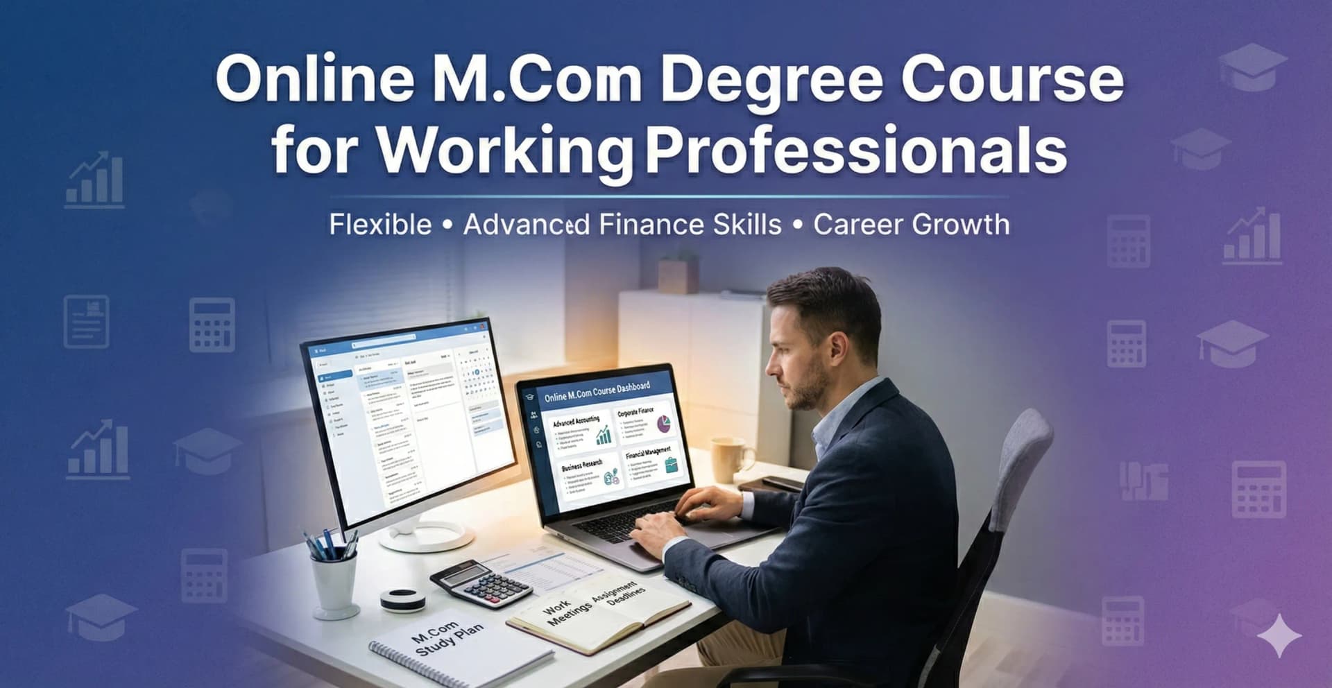 Online M.Com Degree Course for Working Professionals